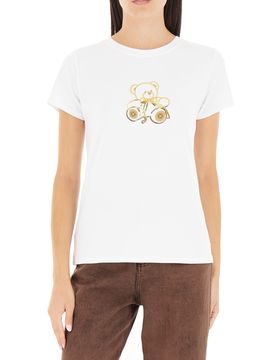 T-shirt girocollo BIANCO M