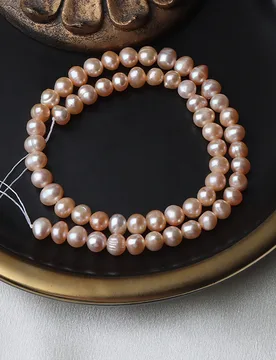 Mm Natural Freshwater White Orange Near Round Smooth Pearl Loose Bead Gift Jewelry Making DIY Necklace Bracelet Accessories - Aliexpress - FashionsVida