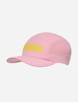 Hoka Run Hat in Bubble Gum - HOKA - FashionsVida