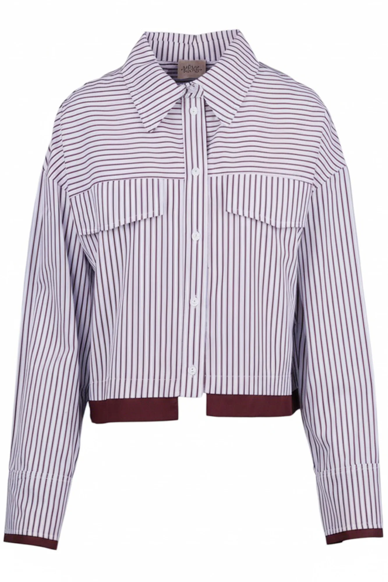 Camicia - 470275 - Bianco/Bordeaux - MeME ROAD - FashionsVida