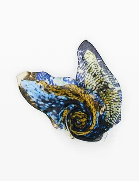 Foulard rectangulaire imprimé BLACK U female - Desigual - FashionsVida