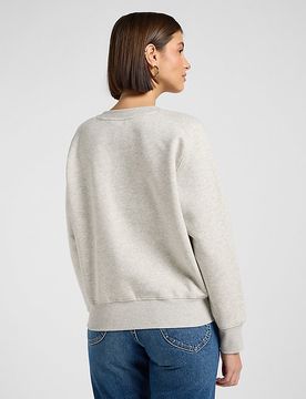 Relaxed Raglan Crew Sweatshirt Grey Heather Größe XS female