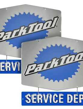 Cartello Bifacciale Reparto Assistenza Silver / Blue