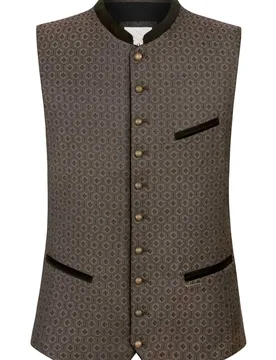 Trachtenweste Corelli (braun, Gr. 46) von Classics für Herren, Oberteile, 85% Polyamid, 15% Viskose - Stockerpoint - FashionsVida