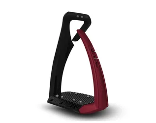 Steigbügel SOFT'UP PRO PLUS black-pearl red velvet