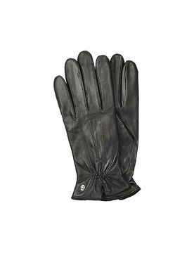 Roeckl Guantes de cuero negro 6,5