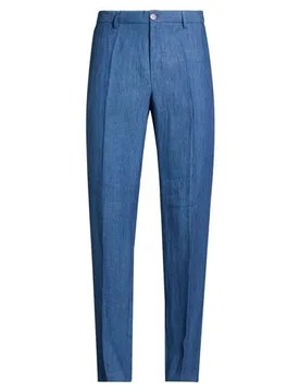 Pantalones Hombre Azul marino 44,48,56,58 Hombre - 120% Lino - FashionsVida