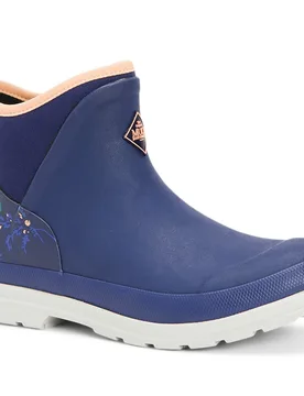 Womens Originals Ankle Textile/weather Wellingtons - Purple Rubber - Size Uk 8 - MUCK BOOTS - FashionsVida