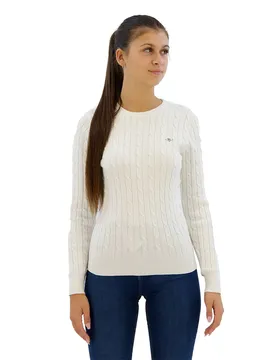 Gant Pull 4800100 Eggshell M Femme