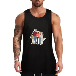 The Middle Tank Top Abstract Print Tank Top Casual Graphic Sleeveless