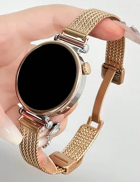Correa de reloj magnética de metal compatible con HUAWEI Galaxy Watch 6/5/4 de 40 mm y 44 mm/Watch 6 Classic de 43 mm y 47 mm/Watch 5 Pro de 45 mm/Wa - Shein - FashionsVida