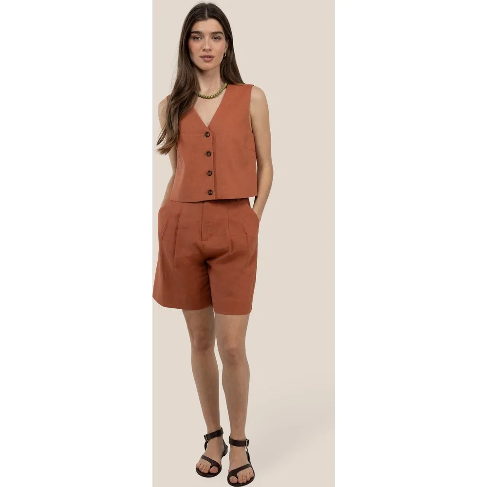 Bermuda lisa de mujer jade - El Ganso - FashionsVida