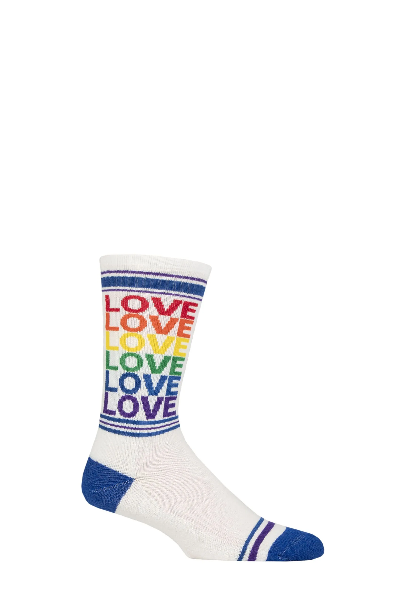 Pair Love Cotton Socks Multi One Size - White - Size: One Size - Gumball Poodle - FashionsVida