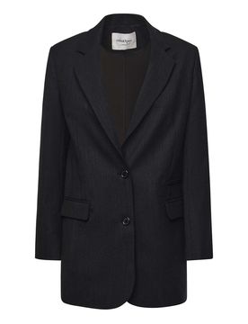 Blazer monopetto in misto lana