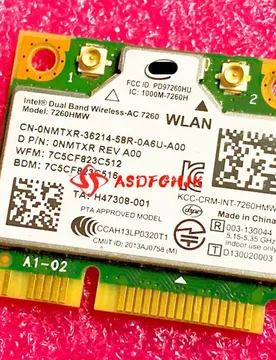 For Intel Dual Band Wireless-AC 7260 7260HMW half Mini PCI-e BT4.0 867Mbps D PN 0NMTXR REV A00 8TF1D for Dell Laptop - Aliexpress - FashionsVida