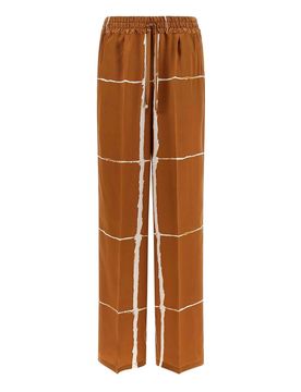 Kiton Pantaloni di seta