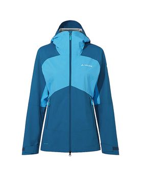 Chaqueta de senderismo para mujer Simony 2.5L con capucha azul oscuro 36