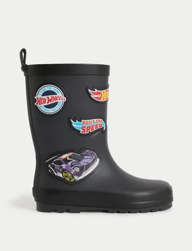 Kids' Hot Wheels™ Wellies (4 Small - 2 Large) Blue Mix male - M&S - FashionsVida