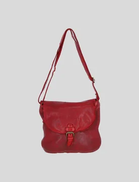 Women's Tablet Friendly Medium Vintage Leather Bag in Red - Red - Size: One Size - Ashwood Leather - FashionsVida