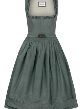 Dirndl Moana (grün, Gr. 48) von Heimatgwand für Damen, 60% Polyester,40% Viskose