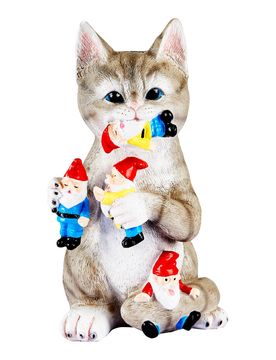 Deko-Kater „Janik“ grau