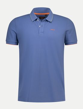 Poloshirt mit Logo Blau 4XL