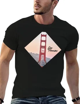 San Francisco California Golden Gate Bridge Sunshine T-Shirt t shirts for man graphic funny anime tshirt T-Shirt - Aliexpress - FashionsVida