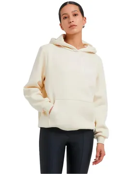 Miss Sweat à Capuche Good Vibes Puff Print Fluffy White Sand 4XL