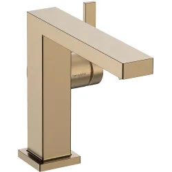 Grifo monomando para lavabo con vaciador push open y CoolStart Tecturis E Fine 110