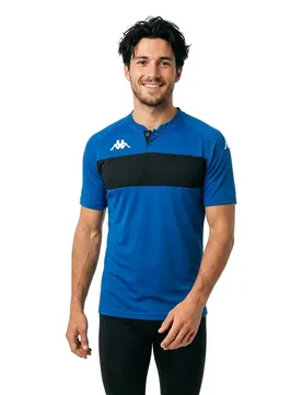 Polo à Manches Courtes Dalto Blue Sapphire / Black XL - Kappa - FashionsVida