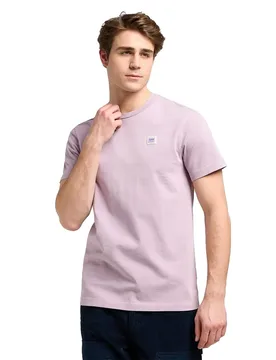 T-shirt à Manches Courtes 112370699 Soft Violet S - Lee - FashionsVida