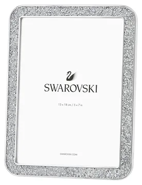 Portaritratti Minera, Forma rettangolare, Medio, Tono argentato OS - Swarovski - FashionsVida