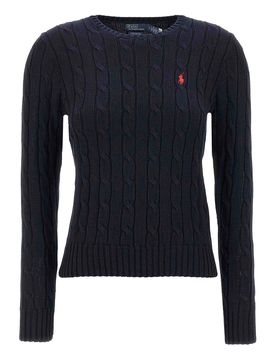 Maglione di cotone intrecciato
