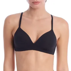 Breathe 848883 Womens Wireless Bra - Black - Size 34b