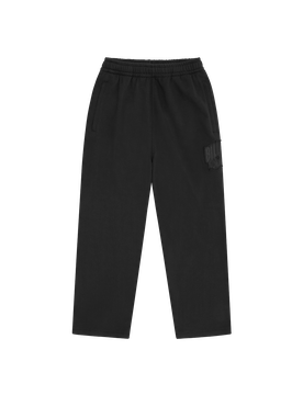 Arch Logo Applique Wide Leg Sweatpants