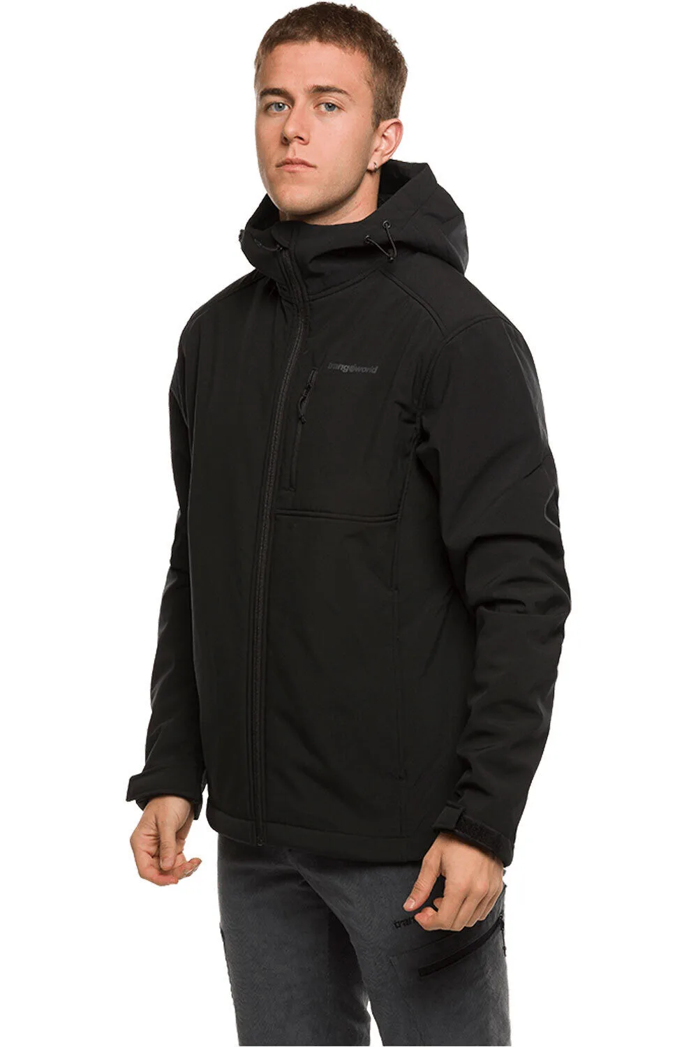 Lanarce chaqueta softshell hombre Negro (L) - Trango - FashionsVida