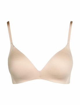 BH gefüttert ohne Bügel BODY MAKEUP neutral beige beige 80A damen