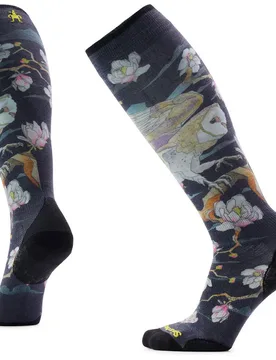 Chaussettes Ski Zero Cushion Nightwatcher Print Black EU 34-37 - Smartwool - FashionsVida