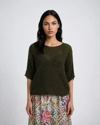 XS HAIRY BOATNECK PULLOVER female