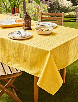 Tischdecke gelb, 140 x 180 cm - 3Pagen - FashionsVida