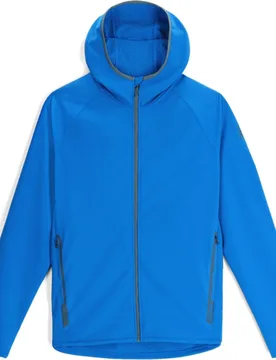 Sudadera con capucha de hombre Gridweb Shellfleece - Spyder - FashionsVida