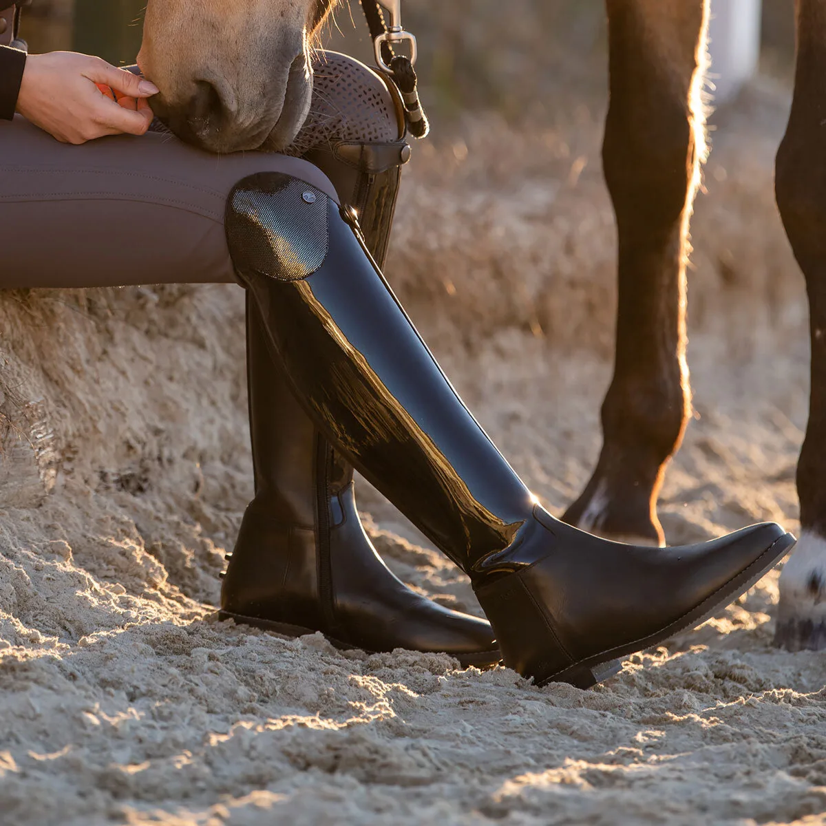 Reitstiefel LYON schwarz 40 NN (46/36-37) - Busse - FashionsVida