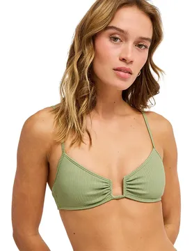 Haut De Bikini Love Bralette Oil Green XL
