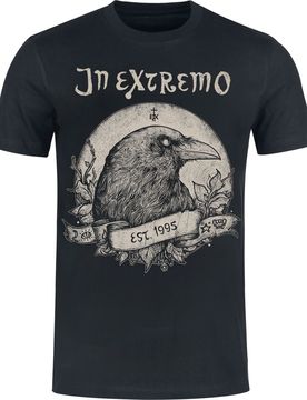 T-Shirt - Rabe - S bis 3XL - für Männer - Größe S - schwarz - Lizenziertes Merchandise! - Männer - male