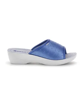 Ciabatte blu con zeppa 45N PL 38 - Inblu - FashionsVida