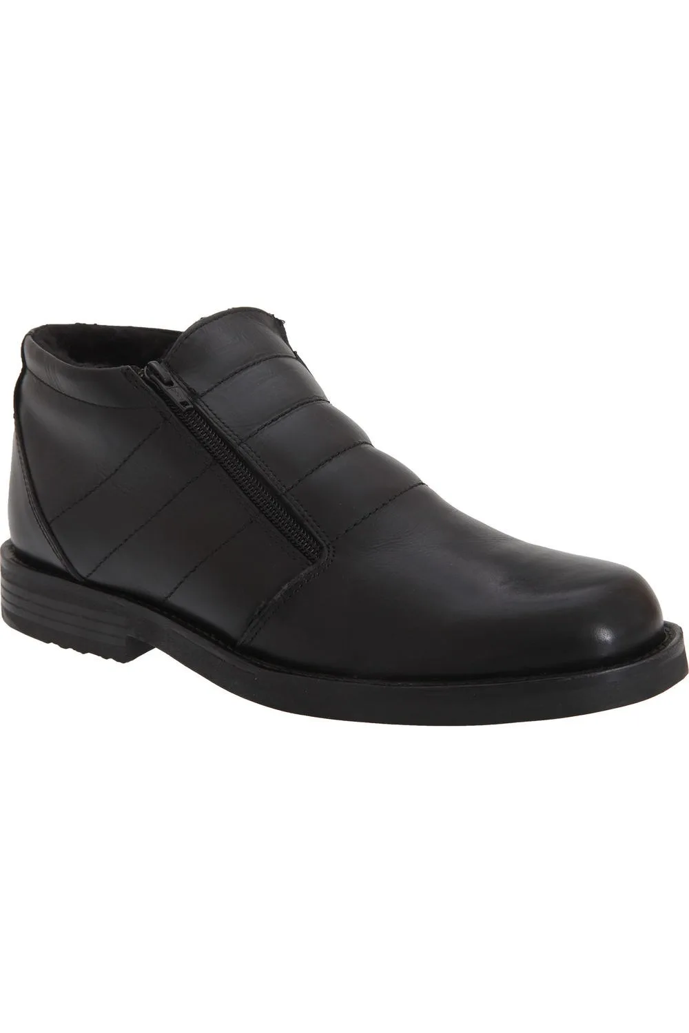 Twin Zip Mens Thermal Lined Boots - - Size: 9 - Roamers - FashionsVida