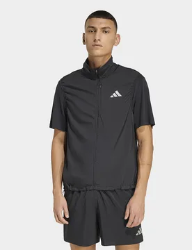 Mens Gilet Essenziali Per La Corsa Adi365 - Nero, nero nero Uomo taglia M - Adidas - FashionsVida