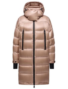 Detachable and Adjustable Hood Water-Resistant Coat in Size 1
