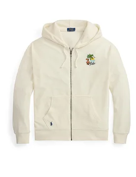 Sudadera con cremallera crema M - Ralph Lauren - FashionsVida