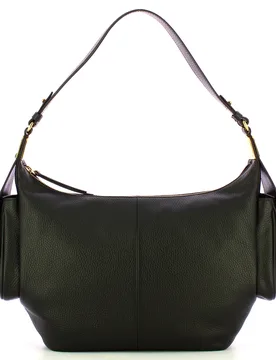 Campus Handbag Grained Leather 001 Nero - Coccinelle - FashionsVida